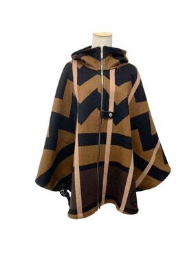 Louis Vuitton Outer Brown Poncho Cape Graffiti